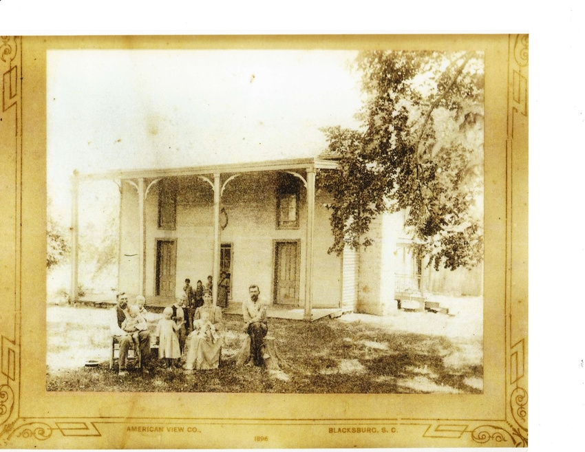 Briefly, the house went through an Italianate phase. This porch may have rotted quickly. The gingerbread followed.