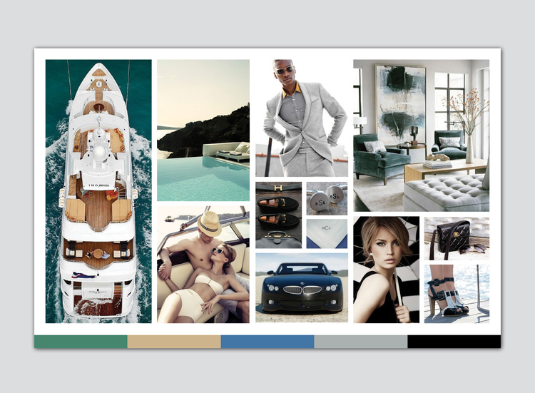 Martini Media:Brand Mood Board (concept + art direction + design)