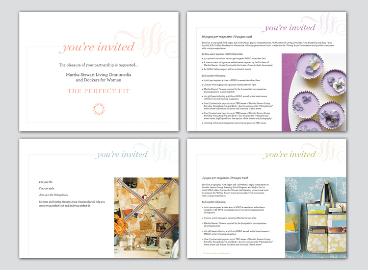 Martha Stewart Living Magazine: Presentation template (concept + design)