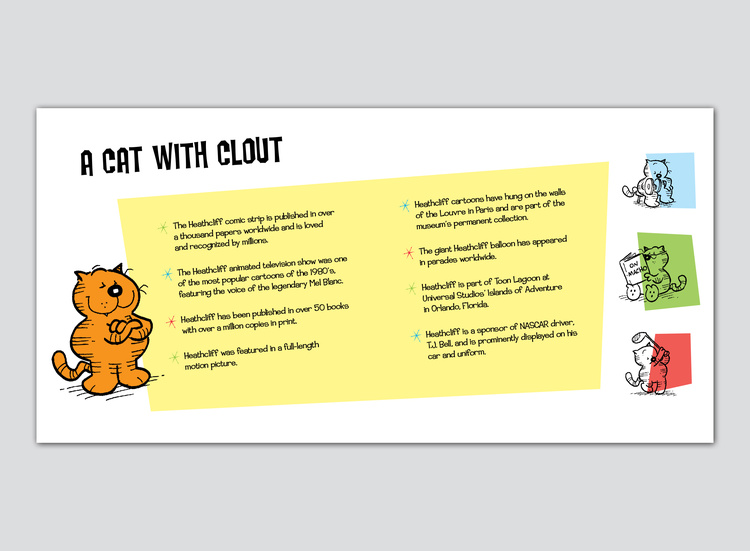 Heathcliff Enterprises: Brand relaunch booklet (concept + art direction + design)