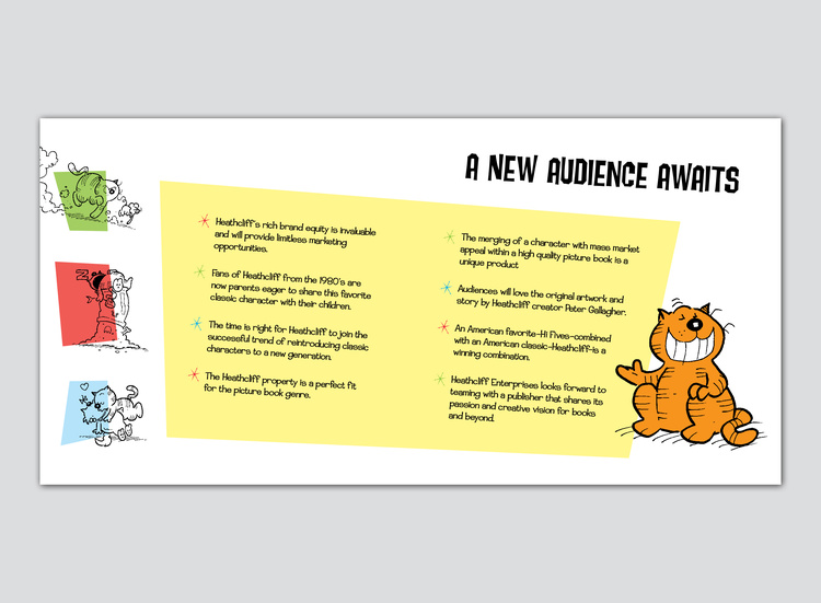 Heathcliff Enterprises: Brand relaunch booklet (concept + art direction + design)