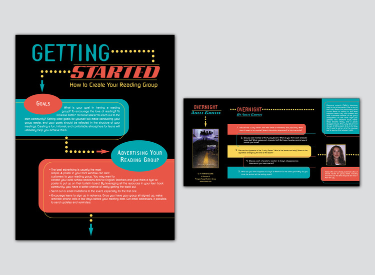 Penguin Young Readers Group: Young Adult reading group guide kit (concept + design)