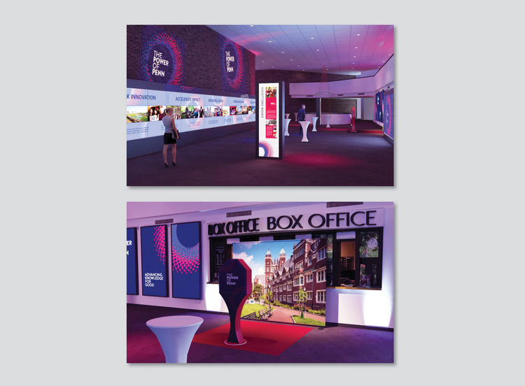 University of Pennsylvania:“The Power of Penn” Event Design(art direction + design)
