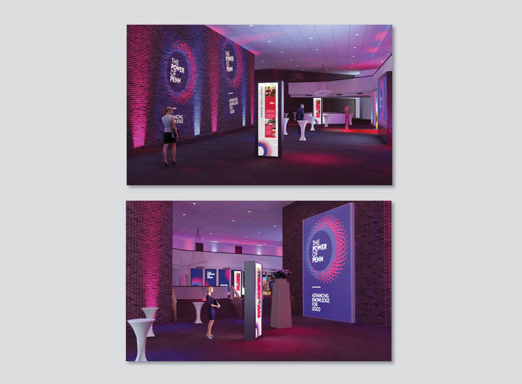 University of Pennsylvania:“The Power of Penn” Event Design(art direction + design)