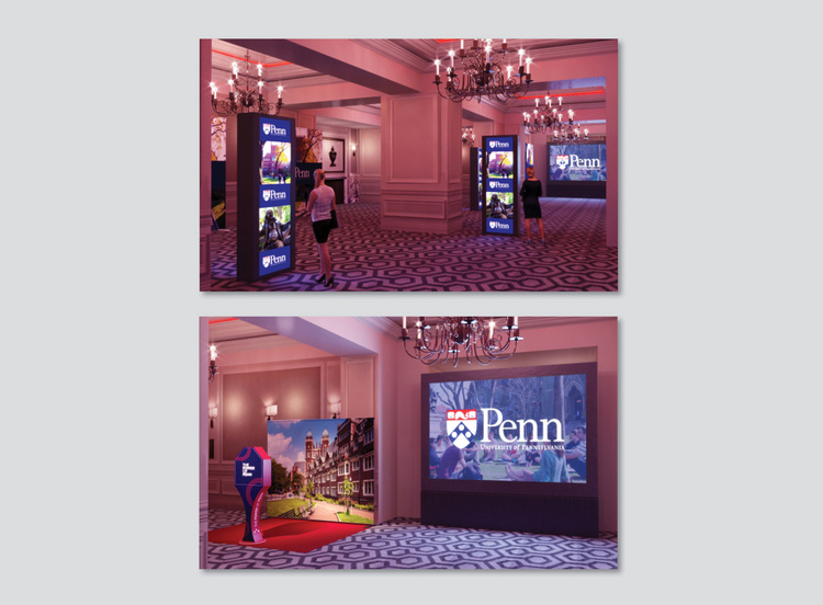 University of Pennsylvania: “The Power of Penn” Event Design(art direction + design)