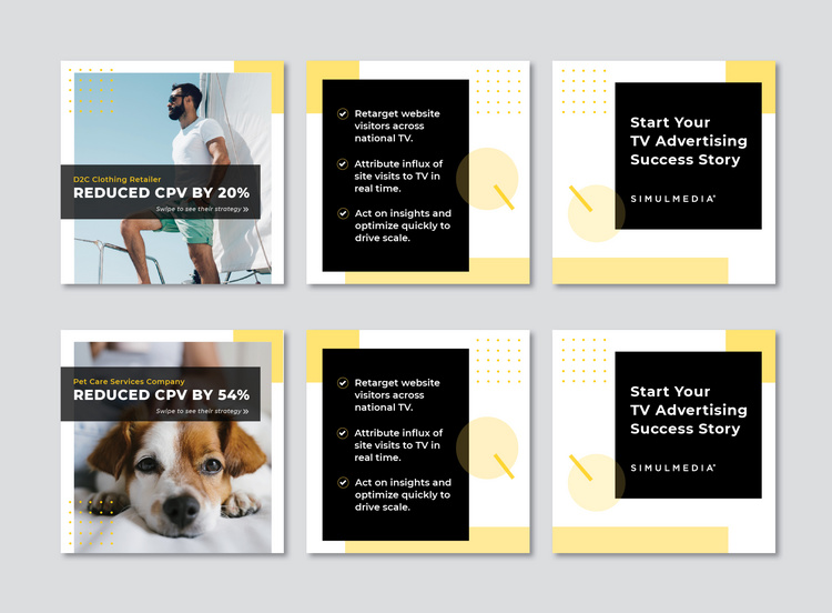 Simulmedia:Instagram Posts Promoting Marketing Campaign(art direction + design)