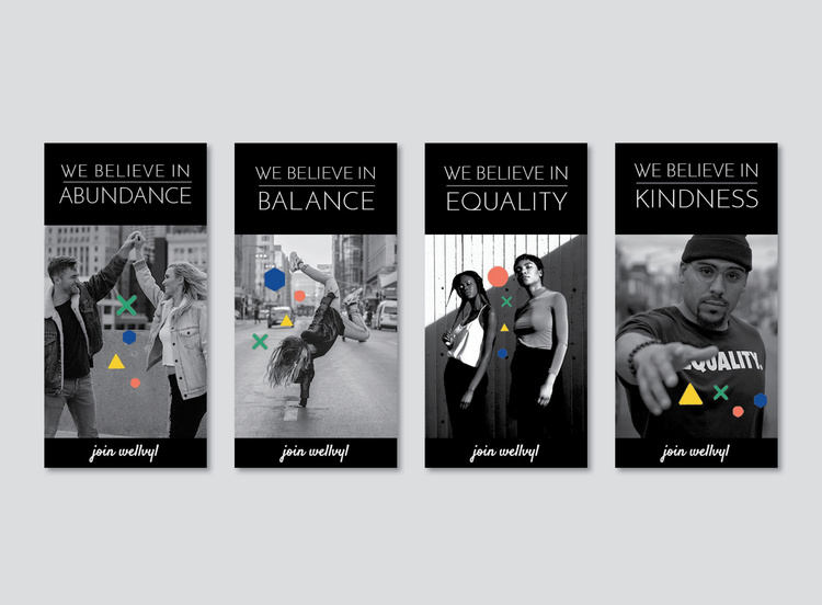 Wellvyl:Google Brand Ads(art direction + design)