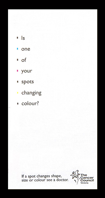 Press campaign using the paper itself in the idea