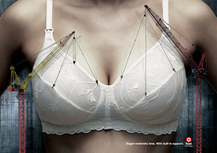 Bra's with built in support