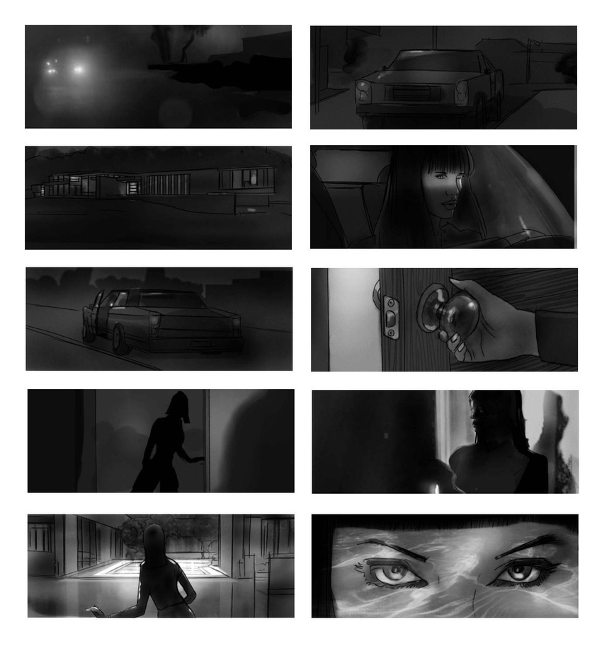 Damas "Mystery in Dubai", Ridley Scott Associates, London, Dir. Laurence Dunmore, Shooting Board