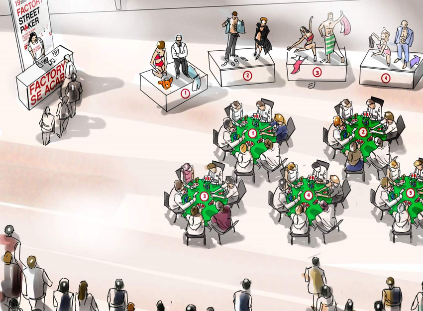 Factory, ComunicaMasA Madrid, Events Illustration