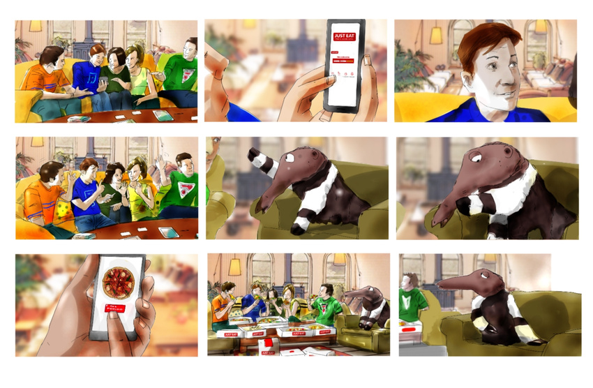 Sra.Rushmore - Agency Board - Just Eat 2015