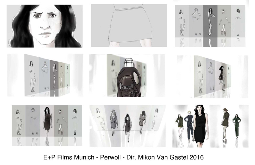 E+P Films Munich - Perwoll - shooting Board Dir Mikon Von Gastel 2016