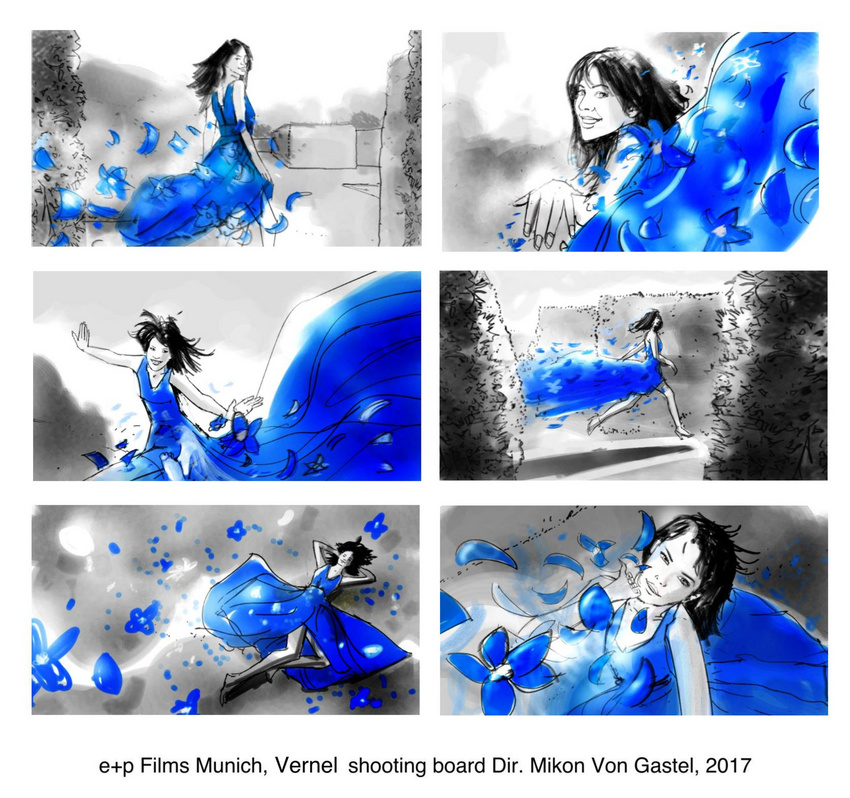 e+p Films, Munich, Vernel, shootingboard Dir. Mikon von Gastel, 2017