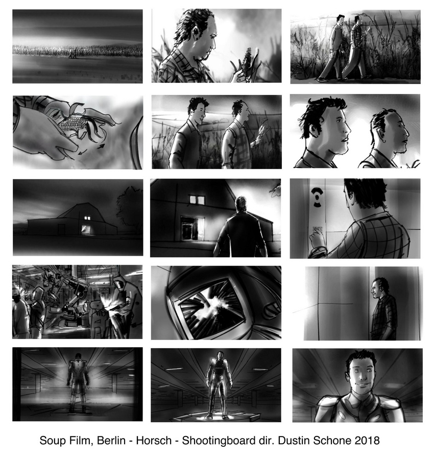 Soup Film, Berlin - Horsch - Shootingboard dir. Dustin Schone 2018